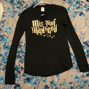 Mischief managed long sleeve tee